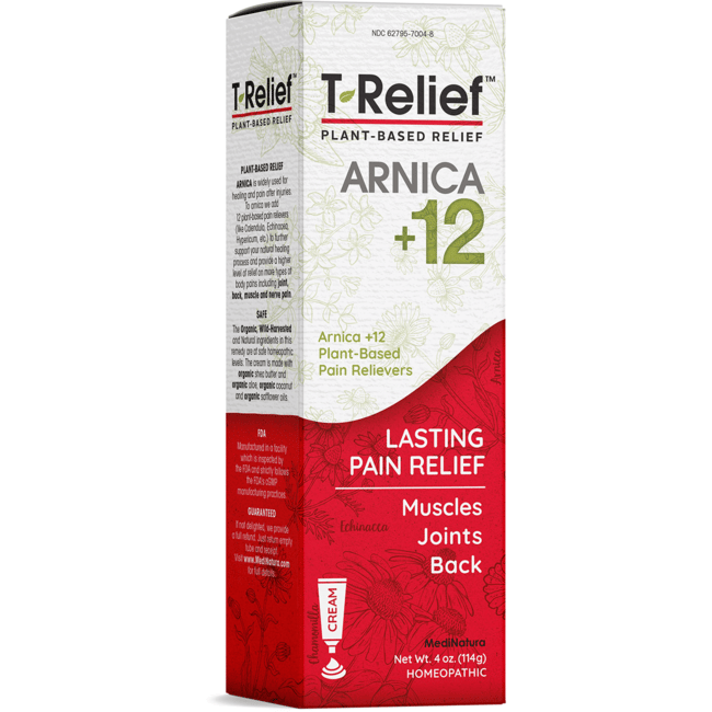 Medinatura - T-Relief Ointment Arnica +12 Natural Ingredients , 4 Oz
